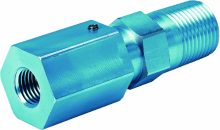 Aluminum Flame Arrestor - M20 External Thread, M16 Internal Thread, 5 Inch x 1 Inch x 10 Inch
