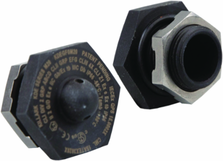 Glass Filled Nylon Drain, ½ Inch NPT, IP66/4X, -55°C to +80°C Operating Temp