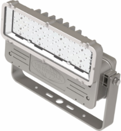 LED Floodlight 10000 Lumen 347-480 VAC 90W 5000K CCT Corrosion Resistant