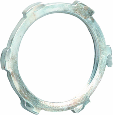 Steel Locknut for Cord Connectors, Hub Size 3/4 Inch NPT, All Steel Construction