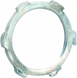 Steel Locknut for Cord Connectors, Hub Size 3/8 Inch NPT, Zinc Electro-Plated