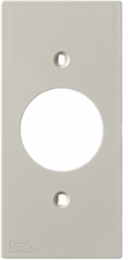 1-Gang Faceplate with 1.40 Inch Opening, Office White