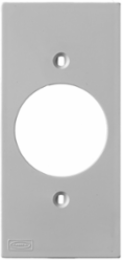 Din Rail Utility Box, 1.60" Opening, Gray, 3.31 Inch Width