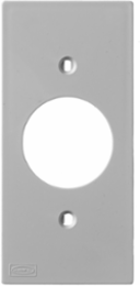 Din Rail Utility Box, 1.40 Inch Opening, Gray, 1-Gang, UL Certified
