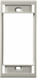 Non-Metallic Raceway PolyTrak Module Bezel, 2.750 Inch, Office White