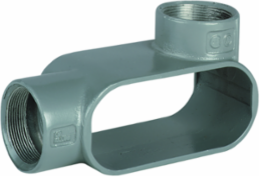 3 Inch Aluminum L Hub Conduit Body with NEMA 3 Seal, 11 Inch Length, 7 Inch Width