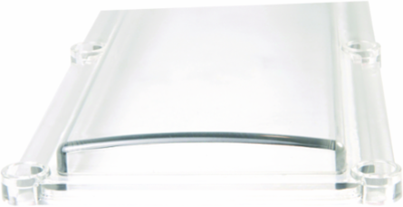 Impact Resistant Clear Polycarbonate Lens, -40°C to 55°C Operating Temp