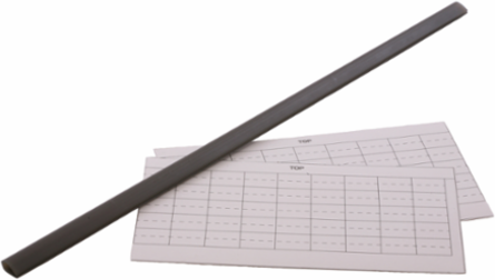 Fiber Optic Label Kit for 3 & 4-Unit FCR Panels, 12 Pack
