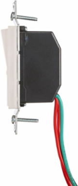Decorator Rocker Dimmer Switch, 200W LED, 600W Incandescent, 2 Inch Depth