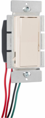 Decorator Rocker Dimmer Switch, 200W LED, 600W Incandescent, 2 Inch Depth