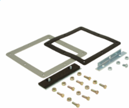 N1 Lay-In Box Connector 4X4 Carbon Steel - Gray