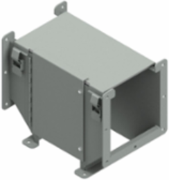 N1 Lay-In Tee - Outside 8X8 Carbon Steel - Gray