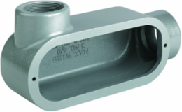 1/2 Inch LL Hub Conduit Body, Iron Material, Raintight Design