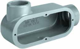 2 Inch LL Hub Conduit Body, Iron, Dimensions 11.75 x 5.5 x 4.75 Inch