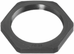Nylon Locknut PG36, 0.88-1.30 Inch Cord Diameter, Molded Construction