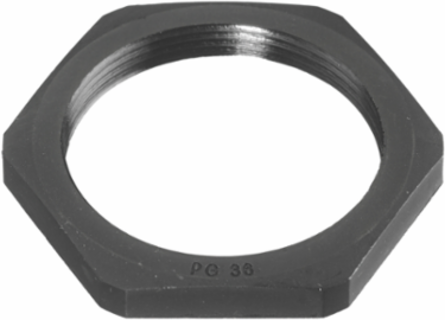 Nylon Locknut PG9, 6 Inch, Non-Metallic, Cord Diameter 0.18-0.31 Inch