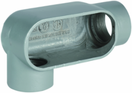1-1/2 Inch Aluminum Conduit Body, Form 7, NEMA 3 Seal, 8 in Length, 4 in Width