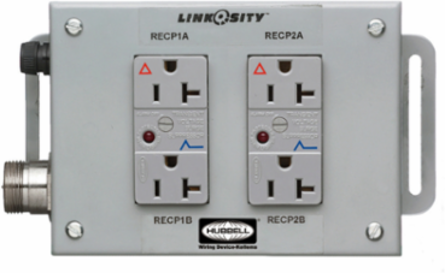 PSDA 2-Gang Ground Fault GFCI, NEMA 1 Enclosure, 6.4 Inch Width