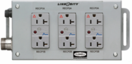 3-Gang Ground Fault Receptacle, NEMA 1 Enclosure, 20A 125V