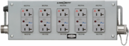 5-Gang GFCI Outlet with Pass Thru, NEMA 1 Enclosure, 20A 125V