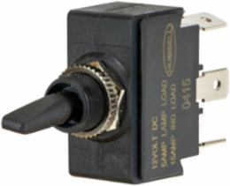Marine Grade Bat Handle Switch, 12V DC, Panel Mount, DPST