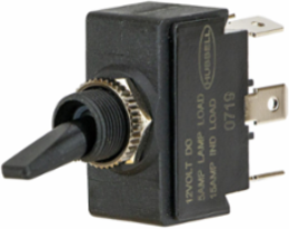 Marine Grade Double-Pole Toggle Switch, 12V DC, 1.200 Inch Width