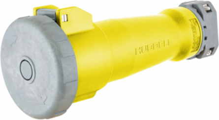 Marine Grade Female Connector Body, 100A 125/250V, 3-Pole 4-Wire