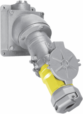 Marine Grade Female Inlet 200A 600V AC 4-Pole 5-Wire