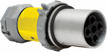 Heavy Duty Marine Grade Female Connector, 200A 600V AC, 4-Pole 5-Wire