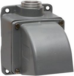 Heavy Duty Insulgrip Pin & Sleeve Back Box, 60A/100A, 1-1/4 Inch NPT Hub