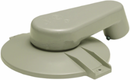 Aluminum Stanchion Mounting Bracket 1-1/4 Inch Hub, 10.25 in Width, Tan Finish