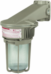 100W High Pressure Sodium Wall Mount Light Fixture, 3/4" Hub, 120V