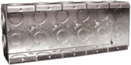 5-Gang Masonry Box, 2-1/2 Inch Deep, 70 Cu. In., Steel, CSA Certified