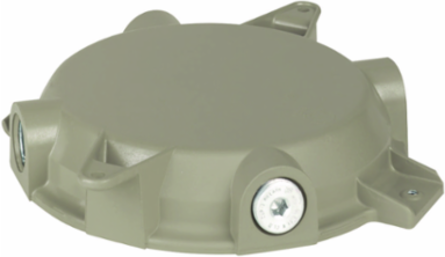 Aluminum Ceiling Mounting Bracket 3/4 Inch Hub Size, Dimensions 9.25 x 8.75 x 2 Inch