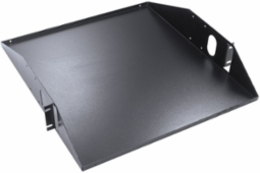 Center-Weighted Rack Equipment Shelf, 3.5 Inch H x 17 Inch W x 19 Inch D