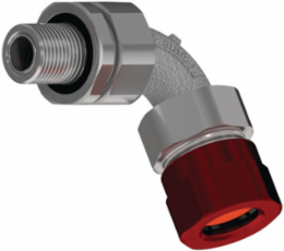 Aluminum Cable Connector 1/2 Inch NPT 90 Degree, Cable Range 0.60 - 0.82 Inch