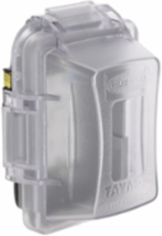 1-Gang Extra Duty In-Use Clear Cover with 15A GFCI, 3.009 x 4.534 x 5.898 Inch