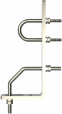 Stainless Steel L Bracket 1-1/2 Inch for Angled Slats with Hardware