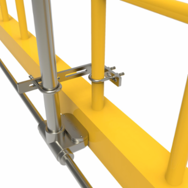 Galvanized Steel L Bracket with Hardware Kit for 1-1/2" Slats, 4 lb. Weight