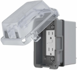 1-Gang EXTRA DUTY In-Use Cover Kit with 15 AMP Self-Test GFCI, NEMA 3R