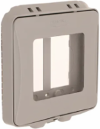 2-Gang Weatherproof In-Use Cover, Expandable, EXTRA DUTY®, Gray