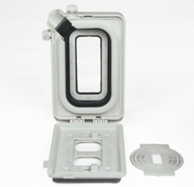 1-Gang Weatherproof In-Use Cover, Expandable, White