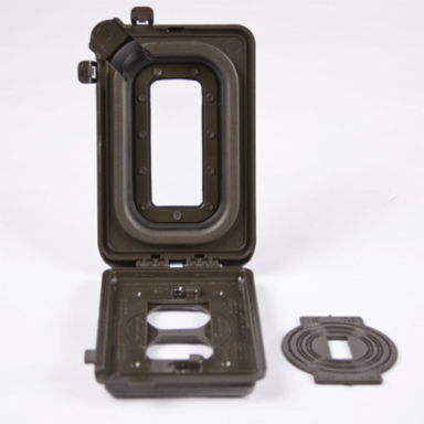 1-Gang Weatherproof In-Use Cover, Expandable, Bronze