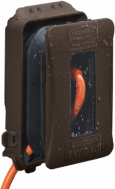 1-Gang Weatherproof In-Use Cover, Expandable, EXTRA DUTY®, Bronze