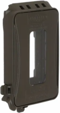 1-Gang Weatherproof In-Use Cover, Expandable, EXTRA DUTY®, Bronze