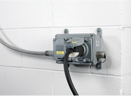 Linkosity Power System Distribution Assembly, 1-Gang, L6-30R, NEMA 3R, 12.6 Inch Height, 5.5 Inch Width