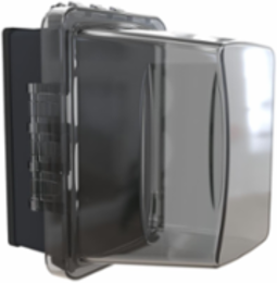 1-Gang Weatherproof In-Use Cover, Clear, 4-3/4 Inch Deep, Multi-Configurable
