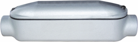Aluminum Mogul Conduit Body C Type 2-1/2 Inch Hub, 465 Cubic Inches Volume
