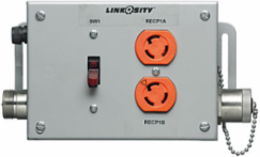 Switched PSDA 1-Gang Ground Fault GFCI with Pass-Through, 7.8 Inch Height, 4.4 Inch Width, NEMA 1 Enclosure