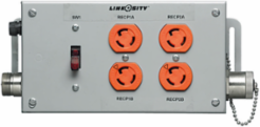 Switched PSDA 2-Gang Ground Fault GFCI with Pass-Through 4.4 Inch Width
